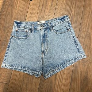 Abercrombie & Fitch Light Blue Jean Shorts